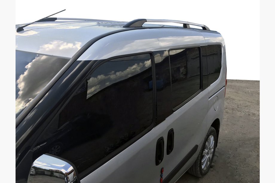 Fiat Doblo II 2010-2022 Sale!!! Roof Rails Grey Metallic Standard Base Image