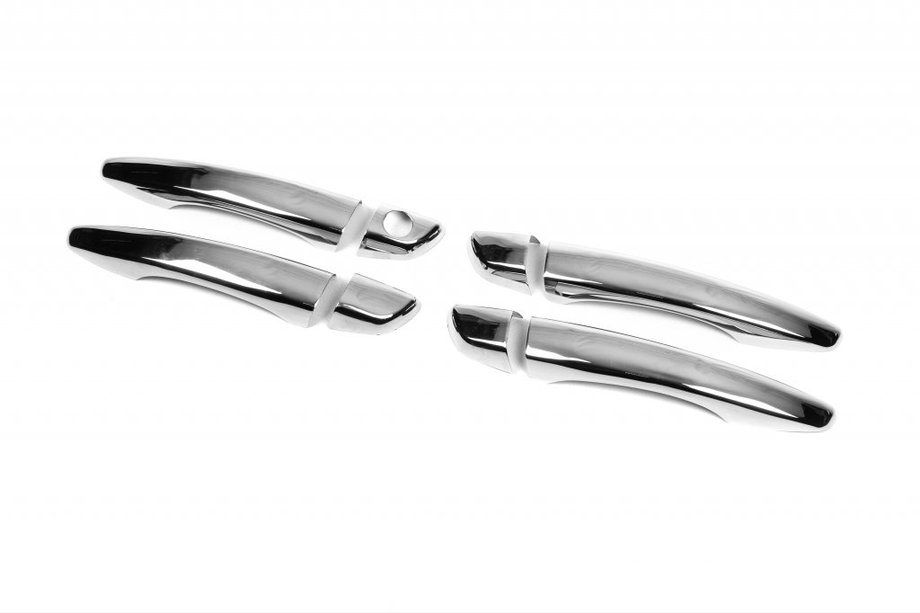 Citroen C-3 2016-2023 Door Handle Covers OmsaLine (4 pcs, Stainless Steel) Image