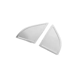 Wind deflector covers (2 pcs, stainless steel) photo 2