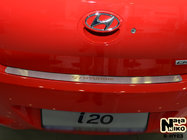Hyundai I-30 2007-2011 Rear Bumper Protector Nataniko (Stainless Steel) photo 1