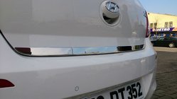 Hyundai I-20 2012-2014 Trunk trim stainless steel photo 2