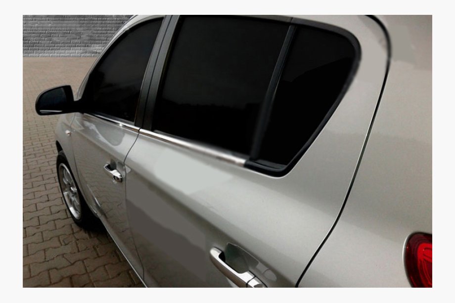 Hyundai I-20 2008-2012 Lower window trims stainless steel (6 pcs) Image