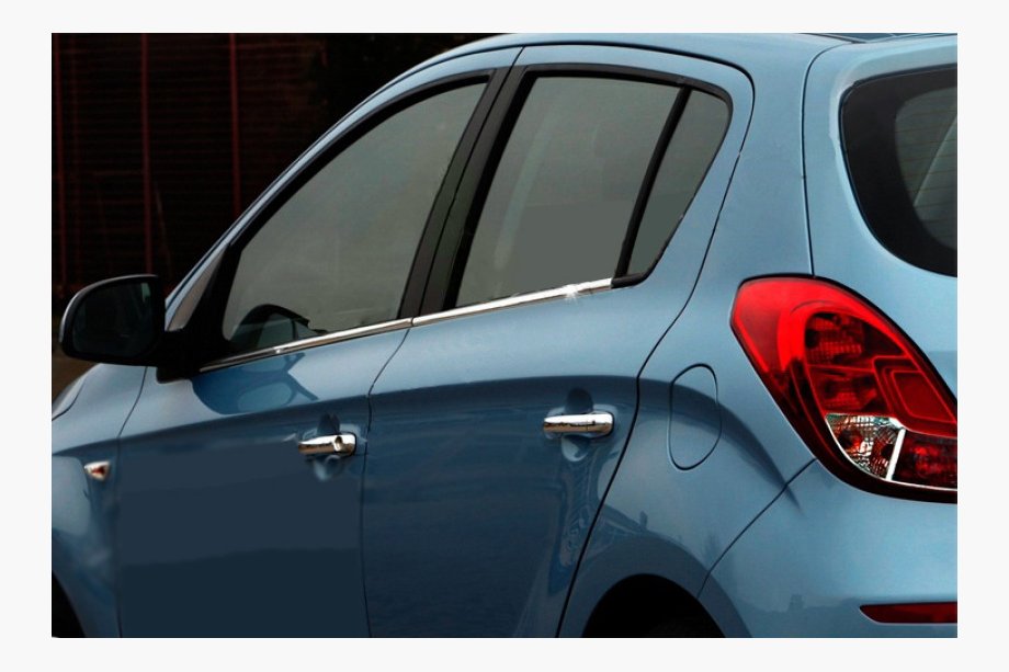 Hyundai I-20 2012-2014 Lower window trims stainless steel (4 pcs) Image
