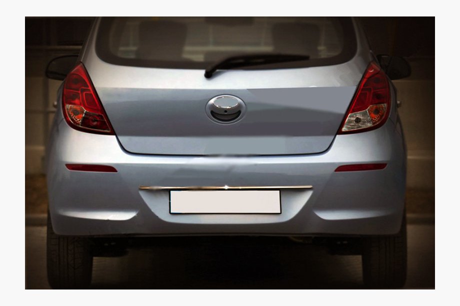 Hyundai I-20 2012-2014 Chrome trim above license plate (stainless steel) Image