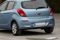 Hyundai I-20 2012-2014 Rear Bumper Protector OmsaLine (Stainless Steel) photo 1