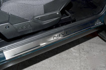 Lada Niva and Urban 1977- Natanika Premium Stainless Steel Door Sill Protectors (2 pcs) photo 1