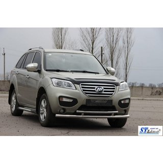 Front Bull Bar ST014 (Stainless Steel) Lifan X60 2011- photo 3