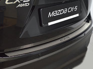 Mazda CX-5 2012-2017 Rear bumper protector Natanika (stainless steel) photo 1