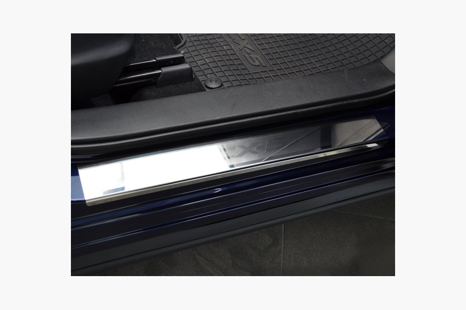 Mazda CX-5 2012-2017 Door Sill Covers Nataniko (4 pcs, Stainless Steel) Premium - 3M Tape, 0.8 mm Image