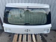 Toyota Land Cruiser 200 2007-2021 Upper trunk lid 2016+ white (USED, original) photo 1
