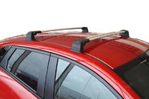Mazda CX-3 2015- Roof bars for original mounting points (2 pcs, lockable) Grey photo 1