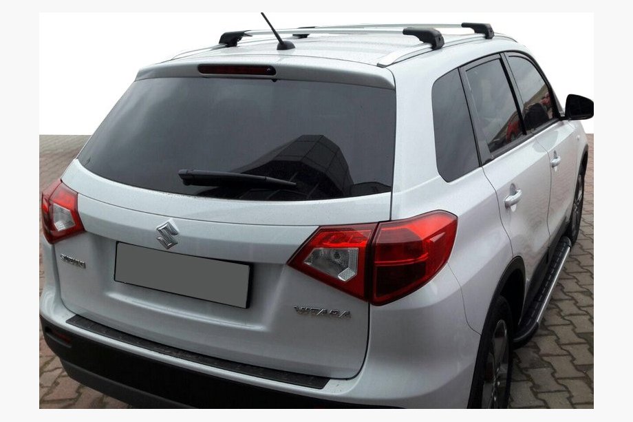 Toyota Rav 4 2019–2025 Lockable roof rack cross bars for integrated roof rails (2 pcs) Gray Image