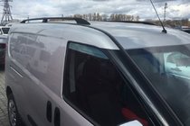 Fiat Doblo II 2010-2022 Black Roof Rails Maxi, Metal Feet photo 1