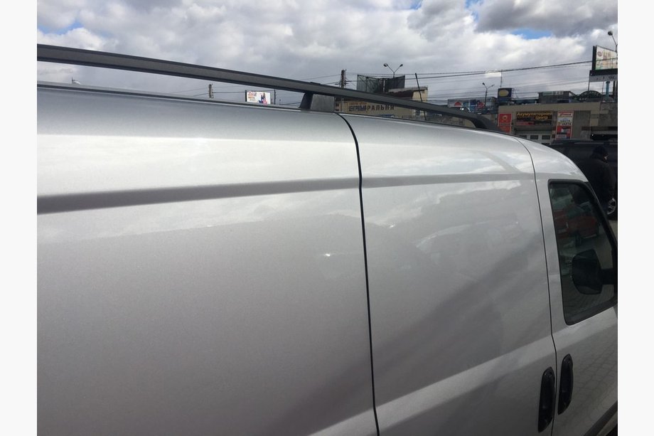 Fiat Doblo II 2010-2022 Black Roof Rails Photo 6