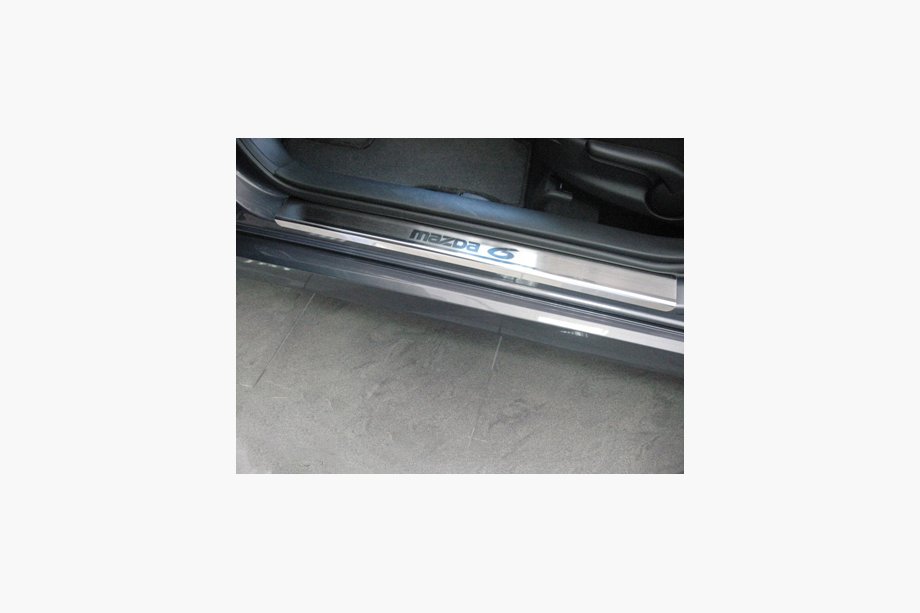 Mazda 6 2008-2012 Door Sill Covers Nataniko (4 pcs, Stainless Steel) Image
