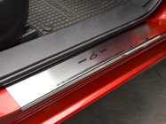 Mazda 6 2012-2024 Door Sill Covers Nataniko (4 pcs, Stainless Steel) photo 1