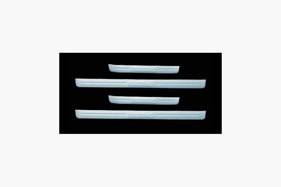 Mazda 6 2008-2012 Carmos Stainless Steel Door Sill Protectors (4 pcs) Image