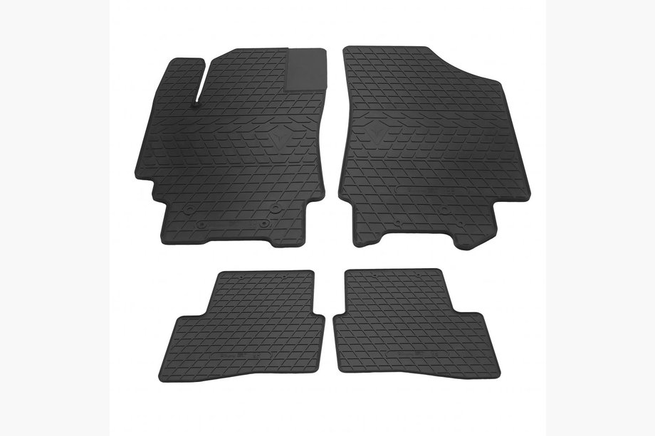Hyundai Creta 2014-2020 Rubber Floor Mats (4 pcs, Stingray Premium) Image