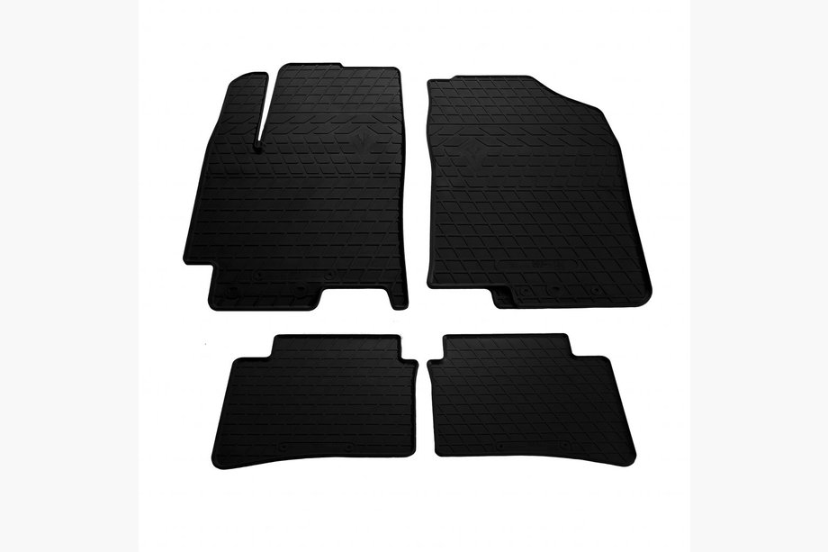 Hyundai Accent 2017-2023 Rubber Floor Mats (4 pcs, Stingray Premium) Image