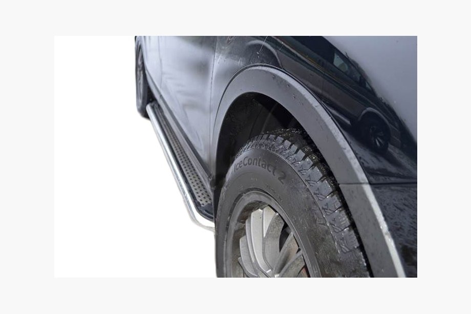 Mercedes GL class X164 2006-2012 Side Steps Maydos V2 (2 pcs, stainless steel) Image
