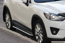 Mazda CX-3 2015- Side Steps KB001 Stainless Steel photo 1