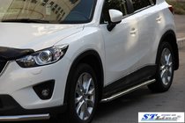 Mazda CX-3 2015- Side Steps KB001 Stainless Steel photo 2