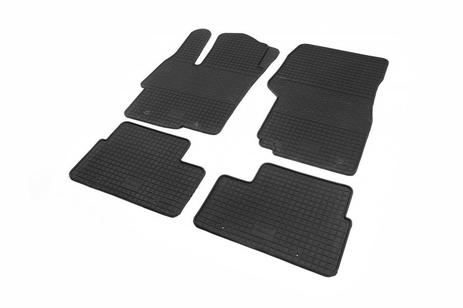 Mitsubishi Lancer X 2008- Rubber Floor Mats (4 pcs, Polytep) Image