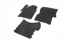 Volkswagen Crafter 2006-2016 Rubber Floor Mats (3 pcs, Polytep) photo 2