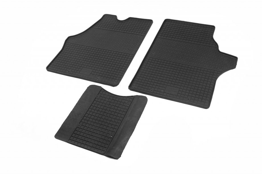 Mercedes Vito W638 1996-2003 Rubber Floor Mats (3 pcs, Polytep) Photo 1