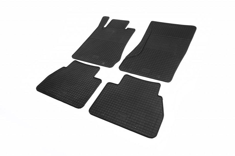Mercedes E-class W211 2002-2009 Rubber Floor Mats (4 pcs, Polytep) Photo 1