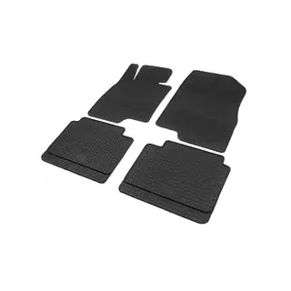 Rubber Floor Mats (4 pcs, Polytep)
