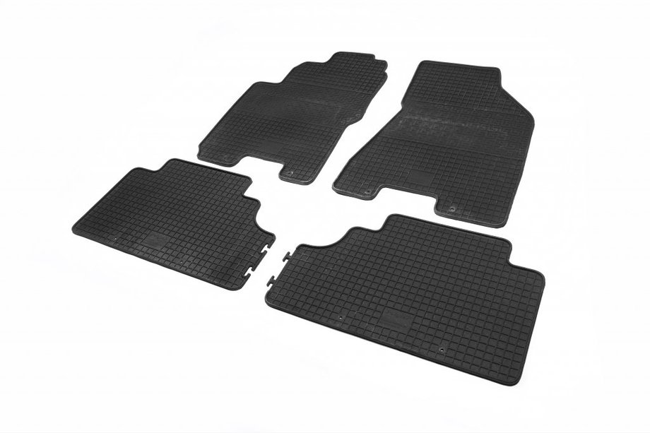 Hyundai Tucson JM 2004- Rubber Floor Mats (4 pcs, Polytep) Image
