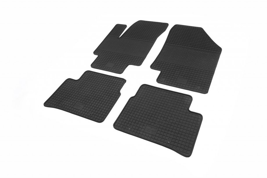 Kia Rio 2005-2011 Rubber Floor Mats (4 pcs, Polytep) Image