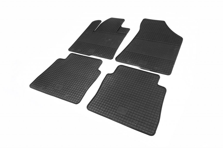 Hyundai Santa Fe 2 2006-2012 Rubber Floor Mats (4 pcs, Polytep) Image