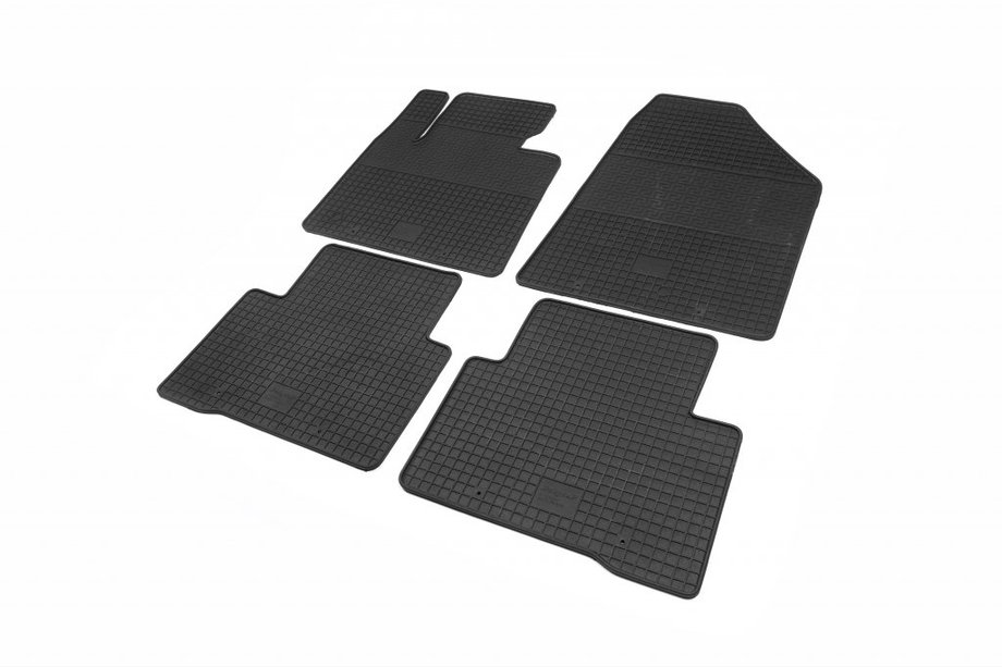 Hyundai Santa Fe 3 2012-2018 Rubber Floor Mats (4 pcs, Polytep) Image