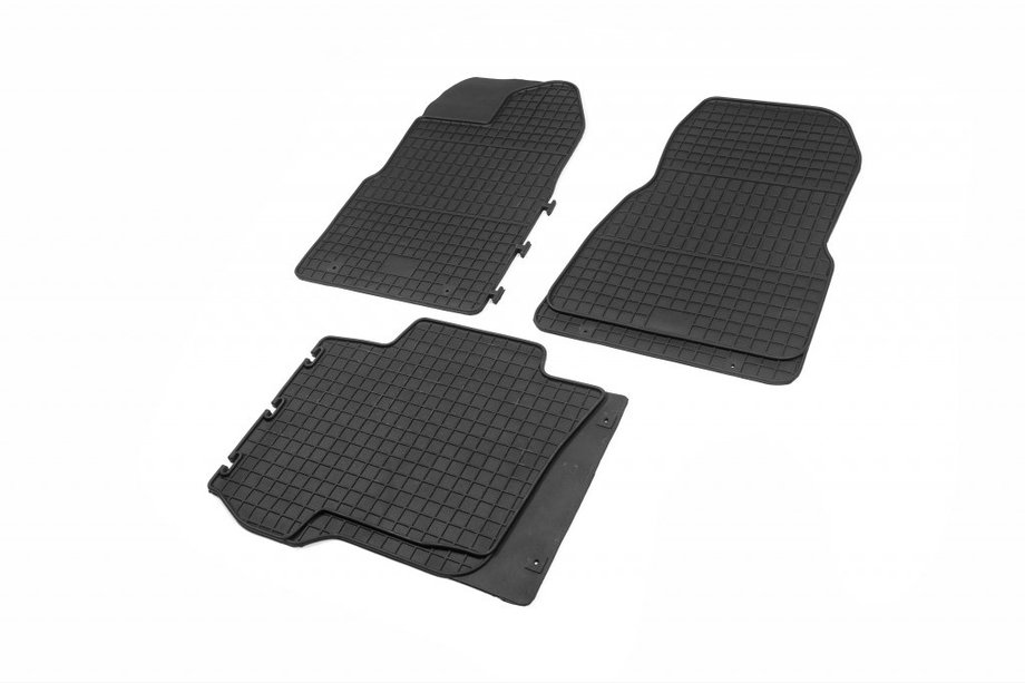 Ford Custom 2013-2022 Rubber Floor Mats (3 pcs, Polytep) Image
