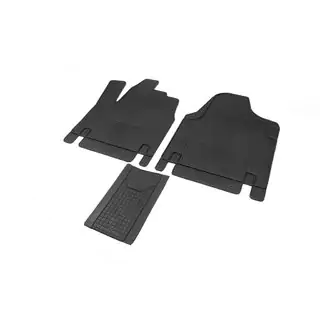 Rubber Floor Mats (3 pcs, Polytep)