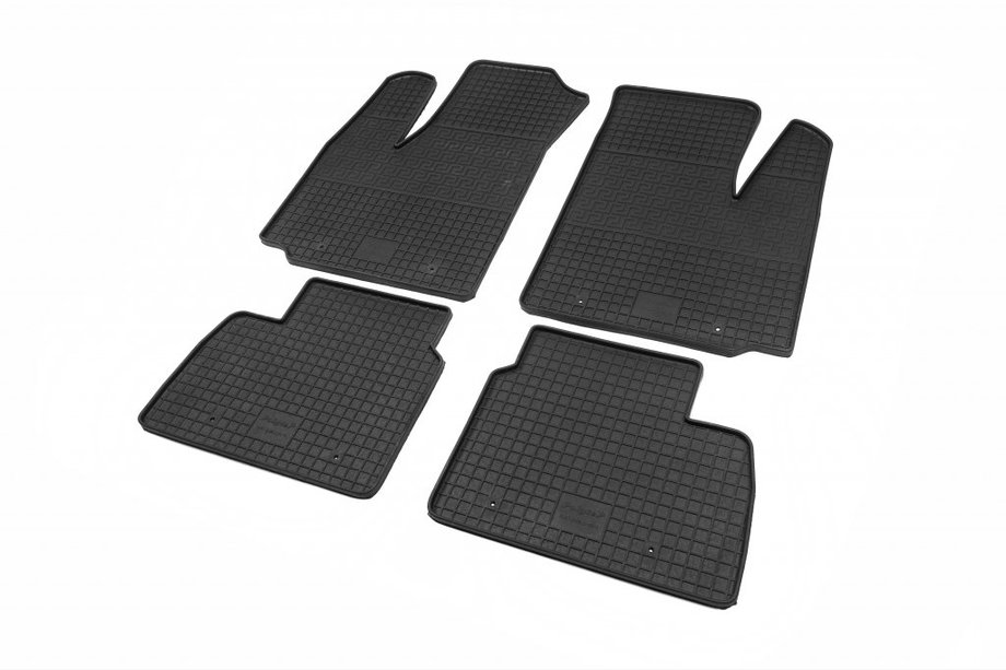 Fiat Doblo I 2005-2010 Rubber Floor Mats (4 pcs, Polytep) Image