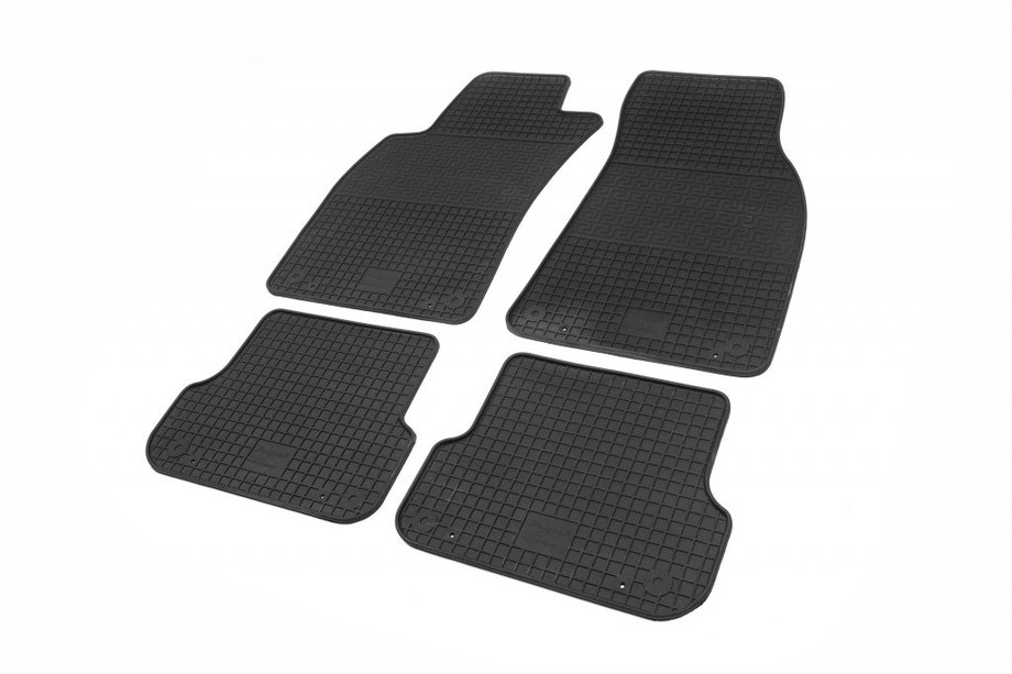 Audi A6 C6 2004-2011 Rubber Floor Mats (Budget, Rubber) Image