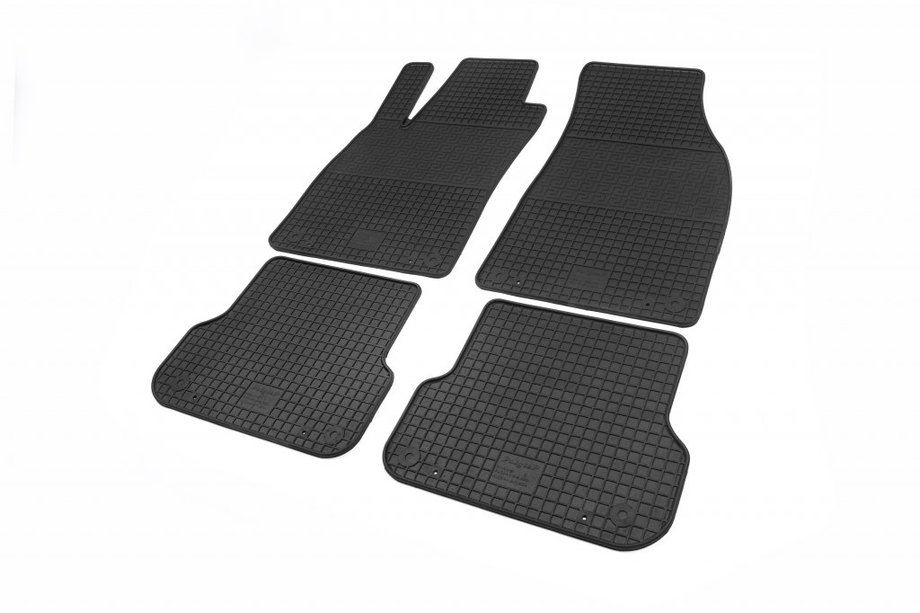 Audi A4 B6 2000-2004 Rubber Floor Mats Polytep (4 pcs, rubber) Image