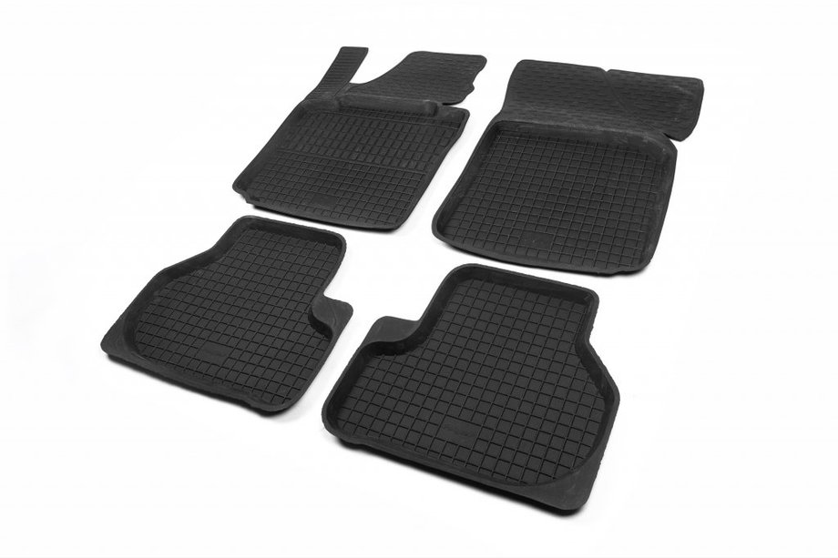 Volkswagen Golf 5 2003-2009 Rubber floor mats with edge (4 pcs, Polytep) Image