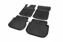 Volkswagen Caddy 2010-2015 Rubber floor mats with edge (4 pcs, Polytep) photo 1