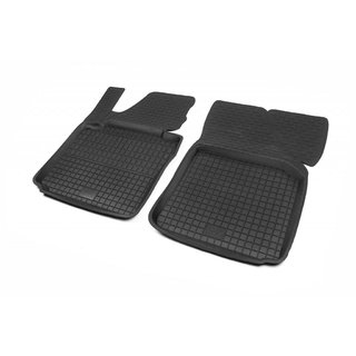 Rubber floor mats with edge (2 pcs, Polytep) photo 1