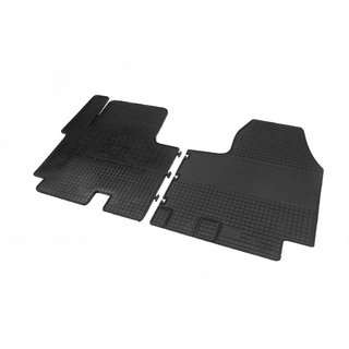 Rubber Floor Mats (2 pcs, Polytep) Opel Vivaro 2001–2015 photo 1