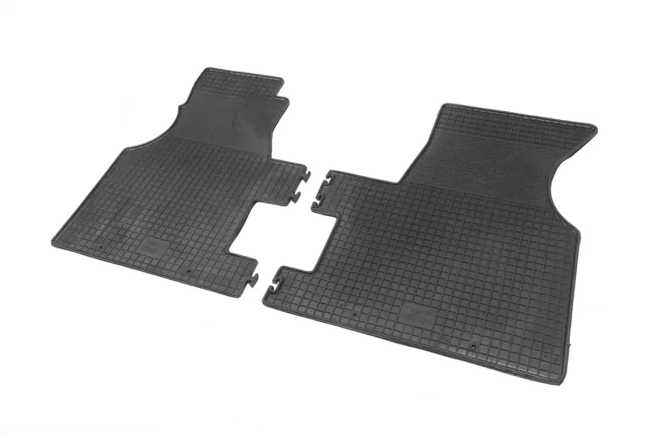 Volkswagen T4 Transporter 1990-2003 Rubber Floor Mats (2 pcs, Polytep) Photo 2