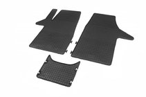 Volkswagen T5 Multivan 2003–2010 Rubber floor mats (3 pcs, Polytep, for 1+2) photo 1