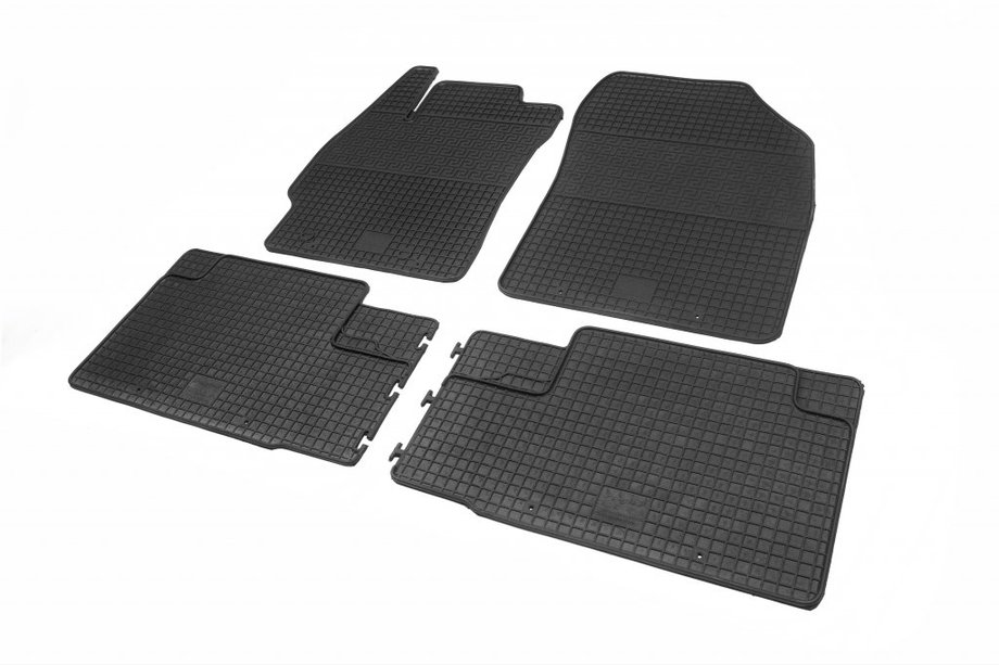 Toyota Auris 2007-2012 Rubber Floor Mats (4 pcs, Polytep) Image