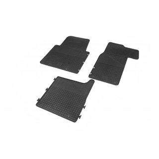 Rubber Floor Mats (3 pcs, Polytep)
