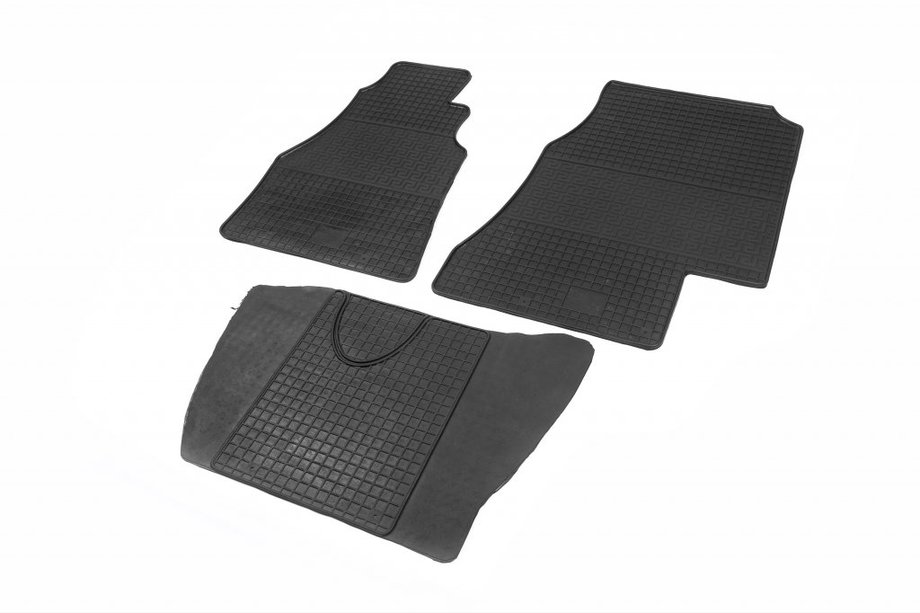 Volkswagen LT 1995-2006 Rubber Floor Mats (3 pcs, Polytep) Image