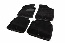 Hyundai Santa Fe 2 2006-2012 3D Textile Car Floor Mats (Seintex) photo 1